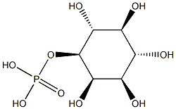 D-myo-Inositol 3-phosphoric acid 구조식 이미지