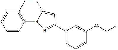 2-(3-Ethoxyphenyl)-4,5-dihydropyrazolo[1,5-a]quinoline Structure