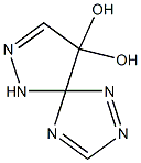 9,9-Dihydroxy-1,2,4,6,7-pentaazaspiro[4.4]nona-1,3,7-triene Structure