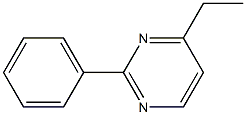 2-Phenyl-4-ethylpyrimidine Structure