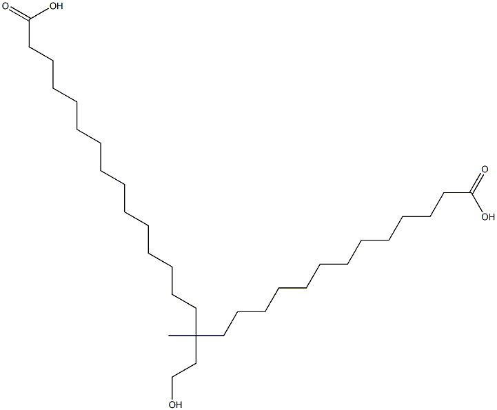 Ditridecanoic acid 1-(2-hydroxyethyl)-1-methyl-1,3-propanediyl ester Structure