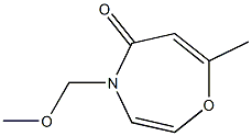 4-Methoxymethyl-7-methyl-1,4-oxazepin-5(4H)-one 구조식 이미지