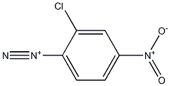 2-Chloro-4-nitrobenzenediazonium 구조식 이미지