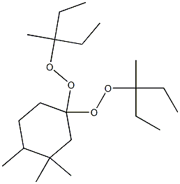 3,3,4-Trimethyl-1,1-bis(1-ethyl-1-methylpropylperoxy)cyclohexane Structure