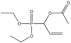 1-Acetoxyallylphosphonic acid diethyl ester 구조식 이미지