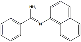 N2-(1-Naphtyl)benzamidine Structure