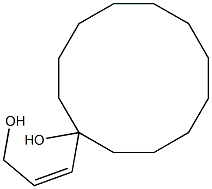 1-[(Z)-3-Hydroxy-1-propenyl]-1-cyclododecanol 구조식 이미지