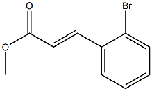 3-(2-Bromophenyl)acrylic acid methyl ester Structure