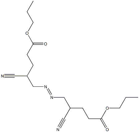 5,5'-Azobis(4-cyanovaleric acid)dipropyl ester Structure