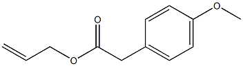 (4-Methoxyphenyl)acetic acid (2-propenyl) ester Structure