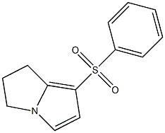 2,3-Dihydro-7-phenylsulfonyl-1H-pyrrolizine 구조식 이미지