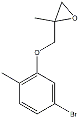 3-Bromo-6-methylphenyl 2-methylglycidyl ether 구조식 이미지