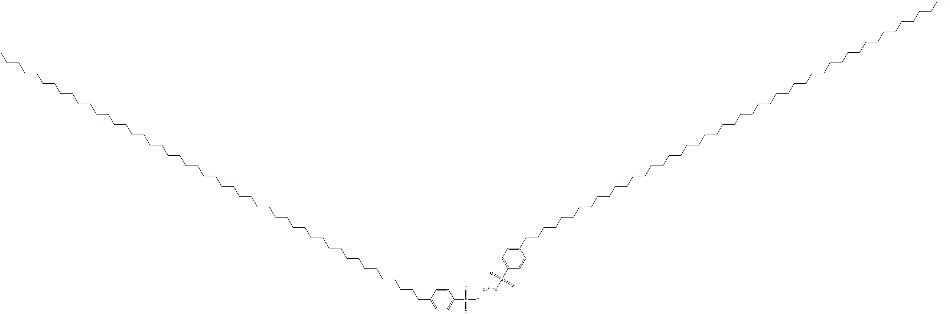 Bis[4-(octatetracontan-1-yl)benzenesulfonic acid]calcium salt Structure