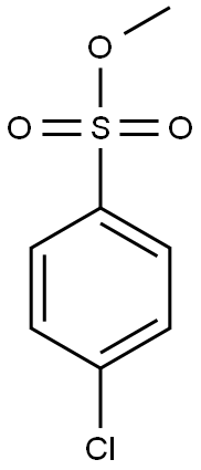 4-Chlorobenzenesulfonic acid methyl ester 구조식 이미지