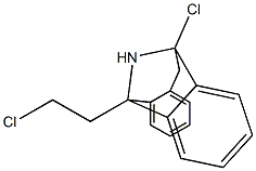 10-Chloro-5-(2-chloroethyl)-10,11-dihydro-5H-dibenzo[a,d]cyclohepten-5,10-imine Structure