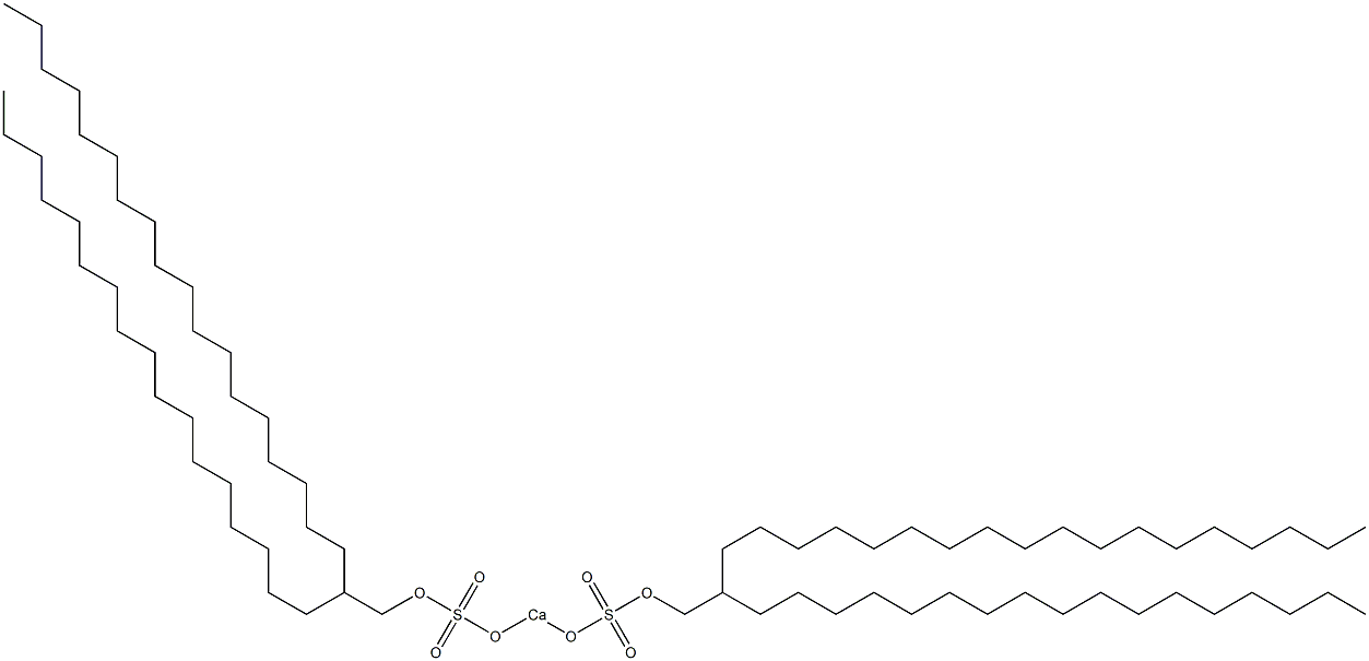 Bis(2-heptadecylicosyloxysulfonyloxy)calcium 구조식 이미지