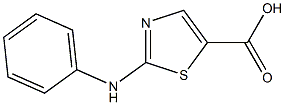 2-(Phenylamino)thiazole-5-carboxylic acid 구조식 이미지