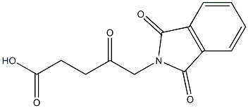 5-[(1,3-Dihydro-1,3-dioxo-2H-isoindol)-2-yl]-4-oxopentanoic acid 구조식 이미지