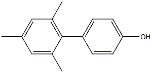 4-(2,4,6-Trimethylphenyl)phenol Structure