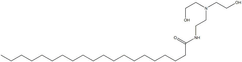 N-[2-[Bis(2-hydroxyethyl)amino]ethyl]icosanamide Structure