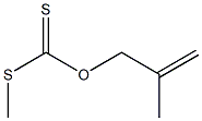 Dithiocarbonic acid O-(2-methyl-2-propenyl)S-methyl ester Structure