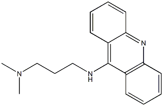 9-[3-(Dimethylamino)propylamino]acridine Structure