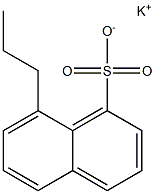 8-Propyl-1-naphthalenesulfonic acid potassium salt 구조식 이미지