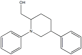 1,5-Diphenylpiperidine-2-methanol 구조식 이미지