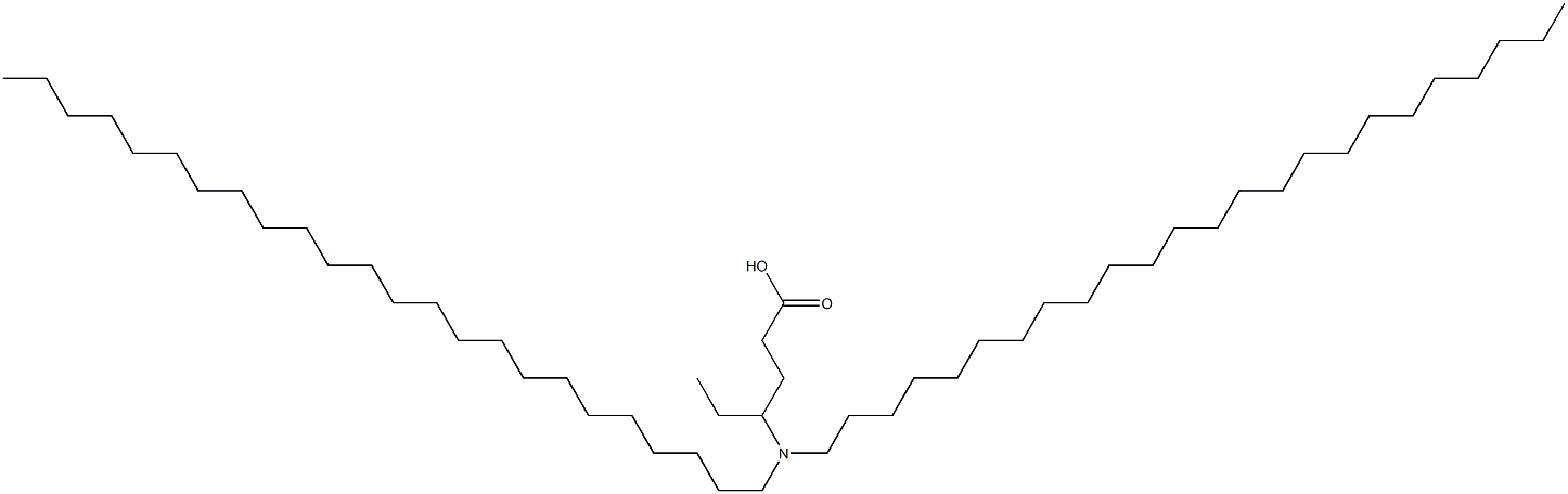 4-(Ditetracosylamino)hexanoic acid Structure