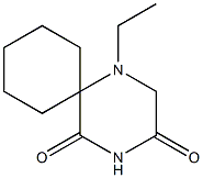 1-Ethyl-1,4-diazaspiro[5.5]undecane-3,5-dione 구조식 이미지