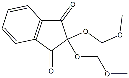 2,2-Di(methoxymethoxy)-1,3-indanedione Structure