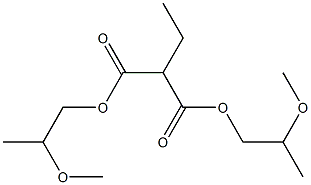 Ethylmalonic acid bis(2-methoxypropyl) ester 구조식 이미지