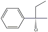 (-)-[(S)-1-Chloro-1-methylpropyl]benzene 구조식 이미지