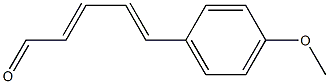 (2E,4E)-5-(4-Methoxyphenyl)-2,4-pentadienal 구조식 이미지