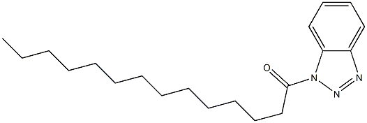 1-Myristoyl-1H-benzotriazole Structure