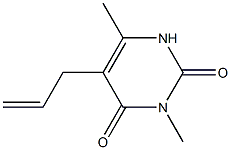 5-Allyl-3,6-dimethyluracil 구조식 이미지