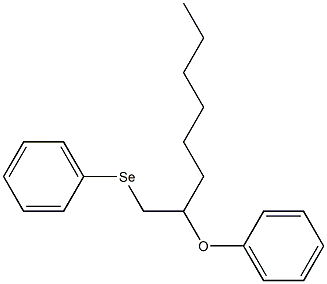 1-(Phenylseleno)-2-phenoxyoctane 구조식 이미지