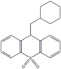 9-(Cyclohexylmethyl)-9H-thioxanthene 10,10-dioxide Structure