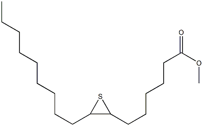 7,8-Epithioheptadecanoic acid methyl ester Structure