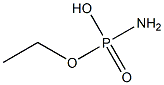 Amidophosphoric acid hydrogen ethyl ester Structure