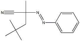 2-Phenylazo-2,4,4-trimethylvaleronitrile 구조식 이미지