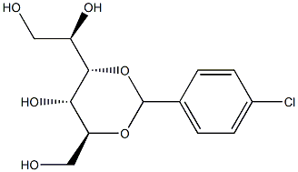 3-O,5-O-(4-Chlorobenzylidene)-L-glucitol Structure