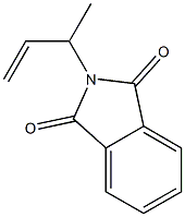 N-(1-Methyl-2-propenyl)phthalimide 구조식 이미지