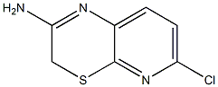 6-Chloro-3H-pyrido[2,3-b][1,4]thiazin-2-amine 구조식 이미지