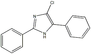 4-Chloro-2,5-diphenyl-1H-imidazole 구조식 이미지