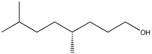 [R,(+)]-4,7-Dimethyl-1-octanol 구조식 이미지