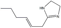 2-(2-Hexenyl)-1-imidazoline 구조식 이미지