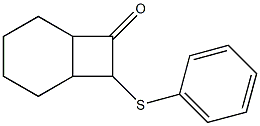 7-Oxo-8-(phenylthio)bicyclo[4.2.0]octane 구조식 이미지