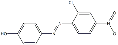 2'-Chloro-4-hydroxy-4'-nitroazobenzene Structure