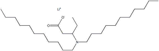 3-(Diundecylamino)valeric acid lithium salt Structure